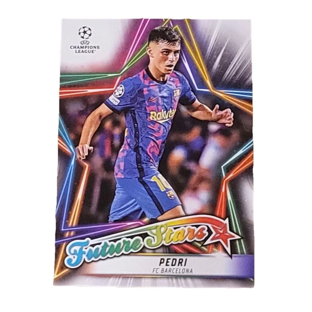 2022 Topps Pedri Future Stars#FS-01 FC Barcelona UEFA Champions‎ League NM+